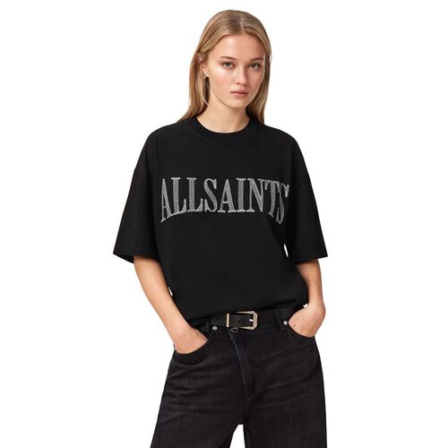 AllSaints Dash Etta Oversized Embroidered Tee